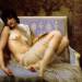 Young Woman Naked on a Settee